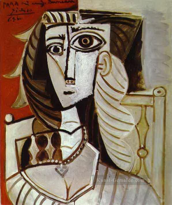 Jacqueline 1960 Kubismus Ölgemälde